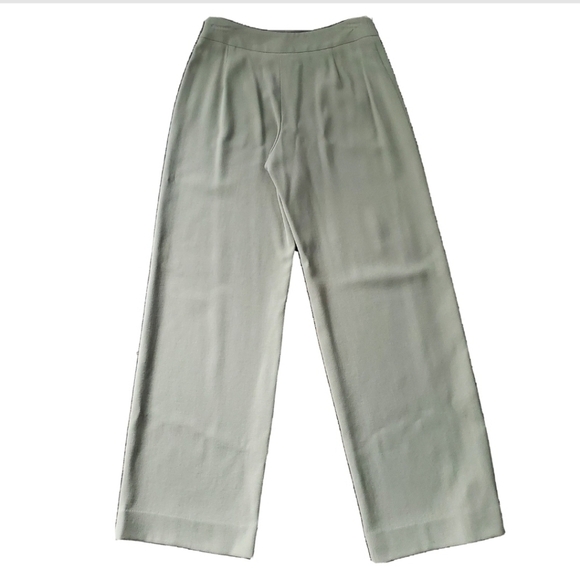 NEW Giorgio Armani Borgo 21 Olive Green Wide-Leg Pants - Picture 3 of 5